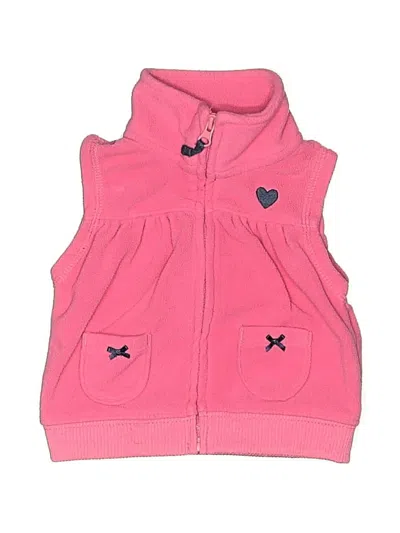 Pre-owned Carter's Babies' Vest In Pink