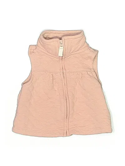 Pre-owned Carter's Babies' Vest In Pink