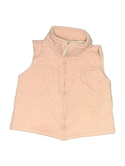 Pre-owned Carter's Kids' Vest In Pink
