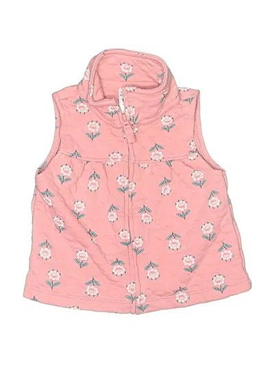 Pre-owned Carter's Babies' Vest In Pink