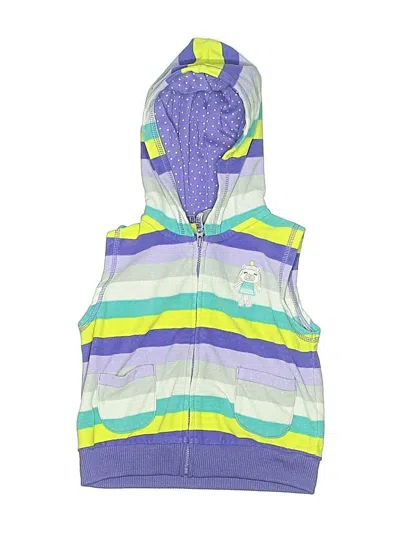 Pre-owned Carter's Kids' Vest In Purple