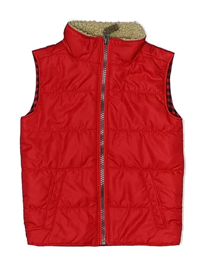 Pre-owned Carter's Kids' Vest In Red