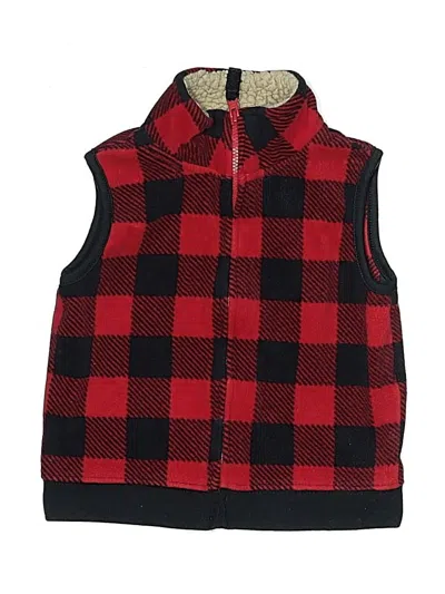 Pre-owned Carter's Kids' Vest In Red
