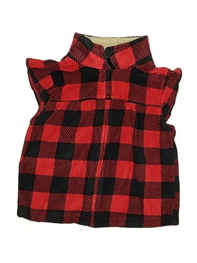 Pre-owned Carter's Kids' Vest In Red