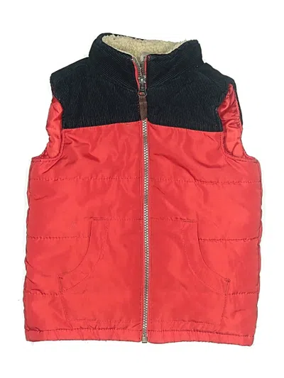 Pre-owned Carter's Kids' Vest In Red