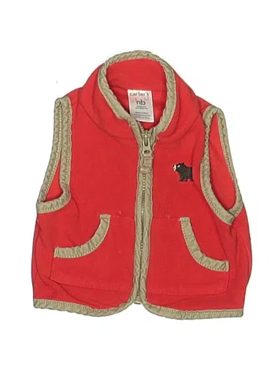 Pre-owned Carter's Babies' Vest In Red