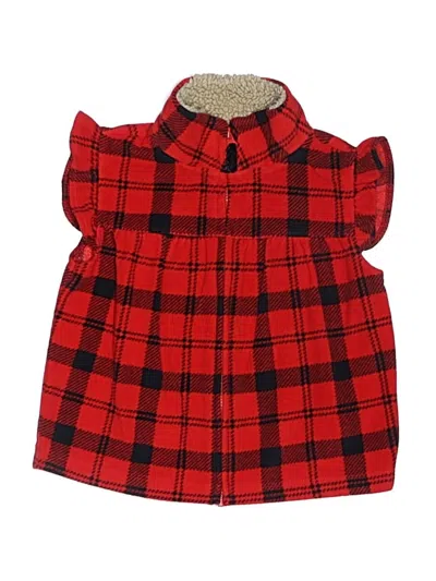 Pre-owned Carter's Kids' Vest In Red