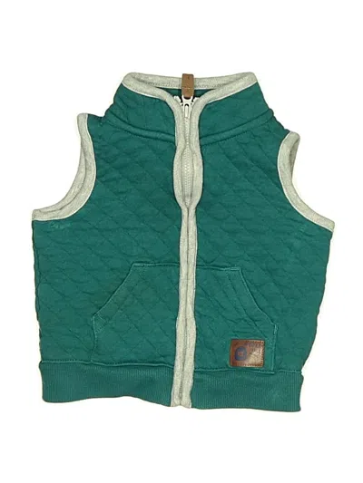 Pre-owned Carter's Babies' Vest In Teal