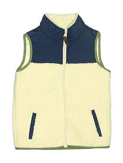 Pre-owned Carter's Kids' Vest In Yellow
