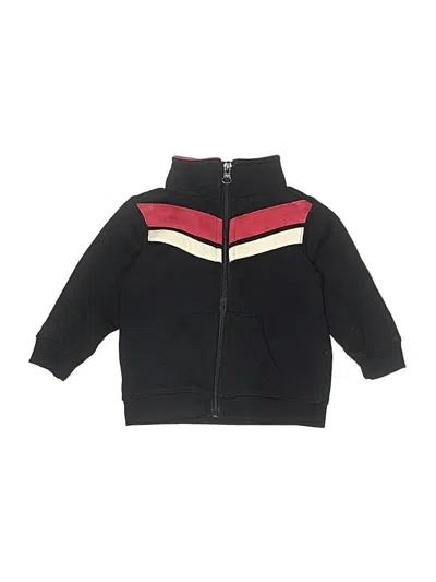 Pre-owned Carter's Babies' Zip Up Hoodie In Black