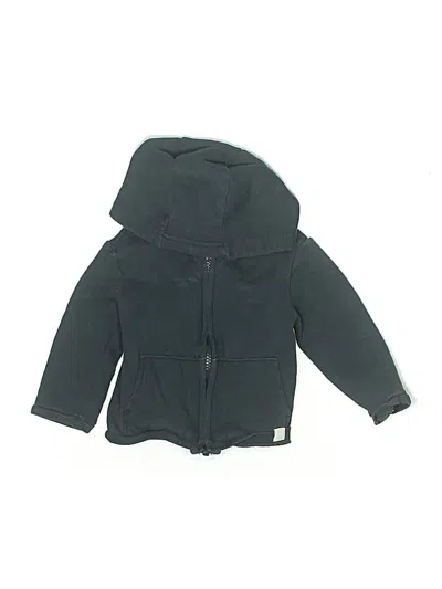 Pre-owned Carter's Babies' Zip Up Hoodie In Black