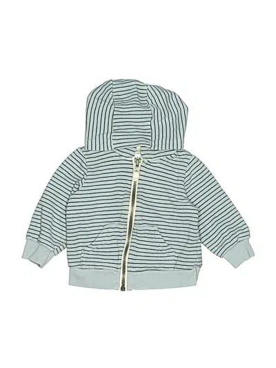 Pre-owned Carter's Babies' Zip Up Hoodie In Blue