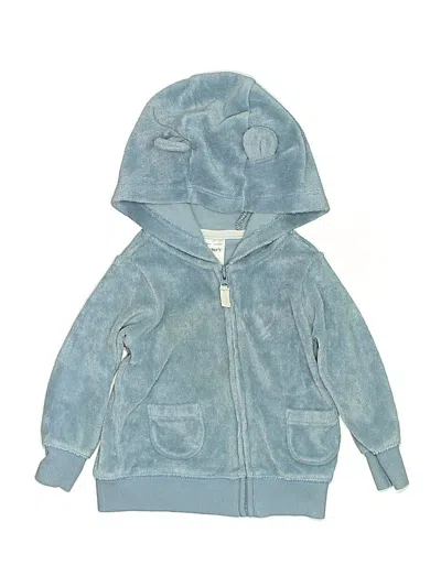 Pre-owned Carter's Babies' Zip Up Hoodie In Blue