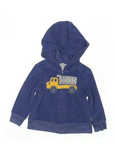 Pre-owned Carter's Babies' Zip Up Hoodie In Blue