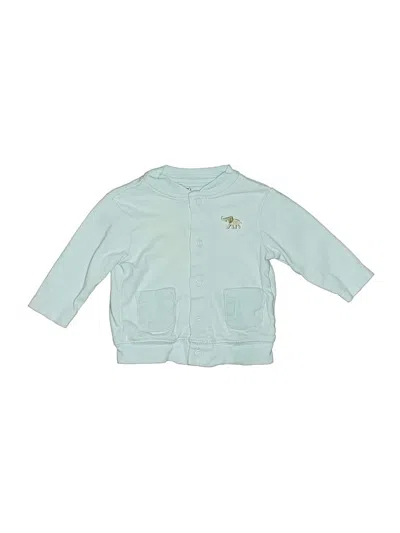 Pre-owned Carter's Babies' Zip Up Hoodie In Blue