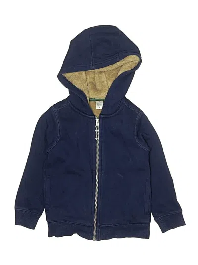 Pre-owned Carter's Kids' Zip Up Hoodie In Blue