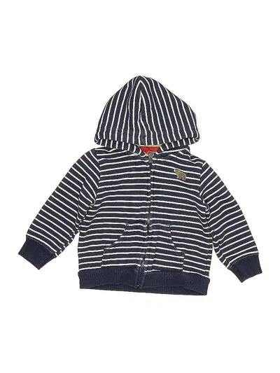 Pre-owned Carter's Babies' Zip Up Hoodie In Blue