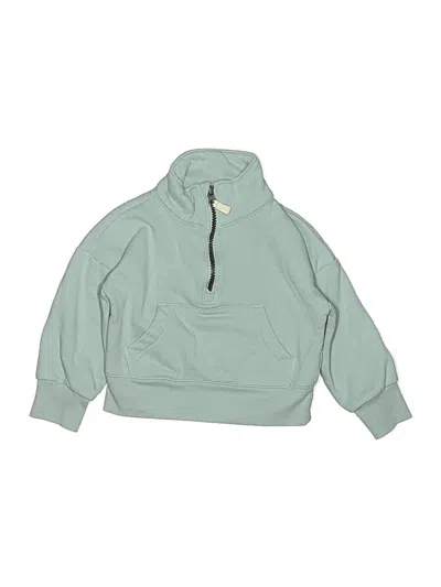 Pre-owned Carter's Kids' Zip Up Hoodie In Blue