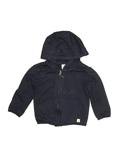 Pre-owned Carter's Kids' Zip Up Hoodie In Blue