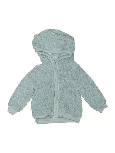 Pre-owned Carter's Babies' Zip Up Hoodie In Blue