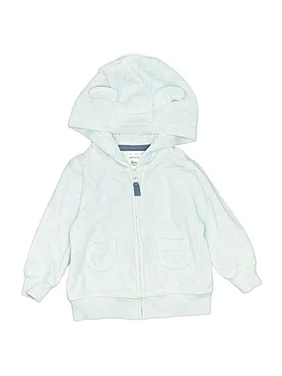 Pre-owned Carter's Babies' Zip Up Hoodie In Blue