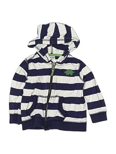 Pre-owned Carter's Babies' Zip Up Hoodie In Blue
