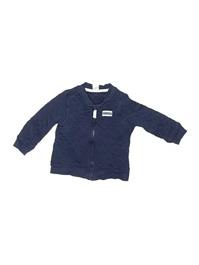 Pre-owned Carter's Babies' Zip Up Hoodie In Blue