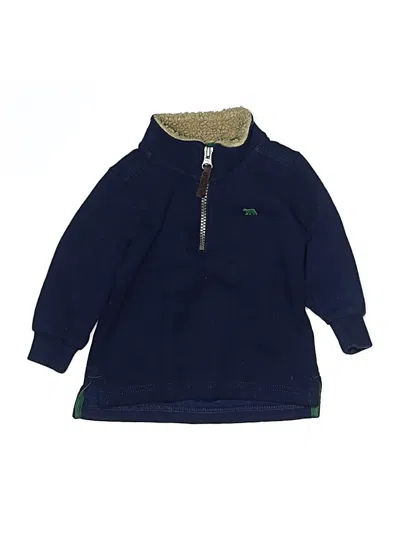 Pre-owned Carter's Babies' Zip Up Hoodie In Blue
