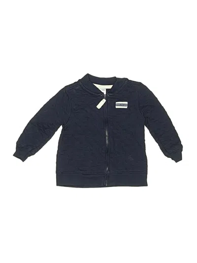 Pre-owned Carter's Babies' Zip Up Hoodie In Blue