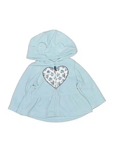 Pre-owned Carter's Babies' Zip Up Hoodie In Blue