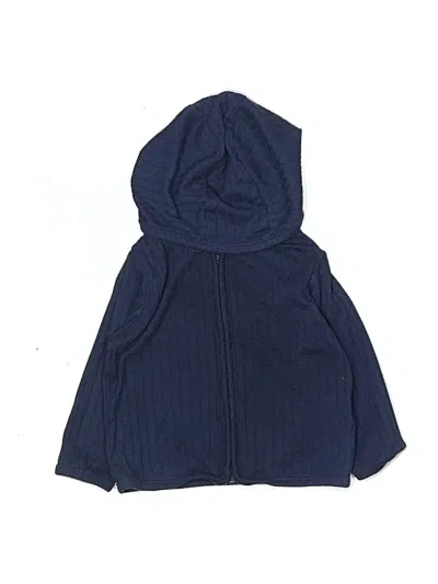 Pre-owned Carter's Babies' Zip Up Hoodie In Blue
