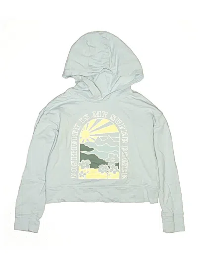 Pre-owned Carter's Kids' Zip Up Hoodie In Blue