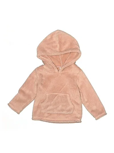 Pre-owned Carter's Kids' Zip Up Hoodie In Brown