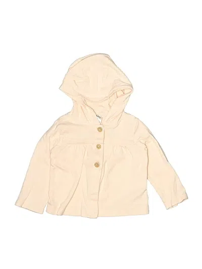 Pre-owned Carter's Babies' Zip Up Hoodie In Brown