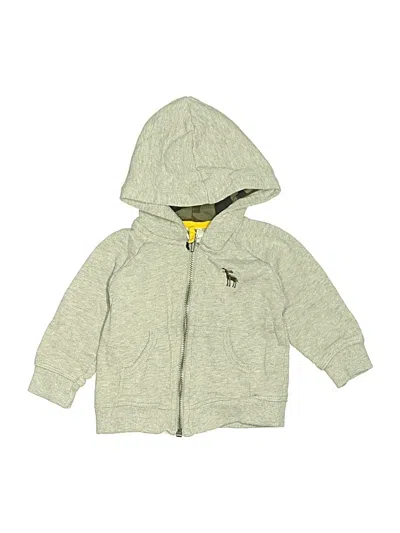 Pre-owned Carter's Babies' Zip Up Hoodie In Gray