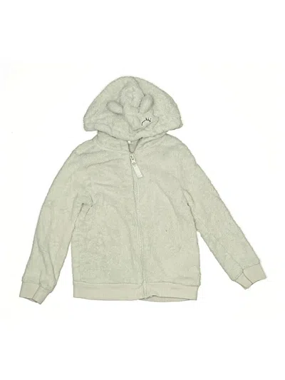 Pre-owned Carter's Kids' Zip Up Hoodie In Gray