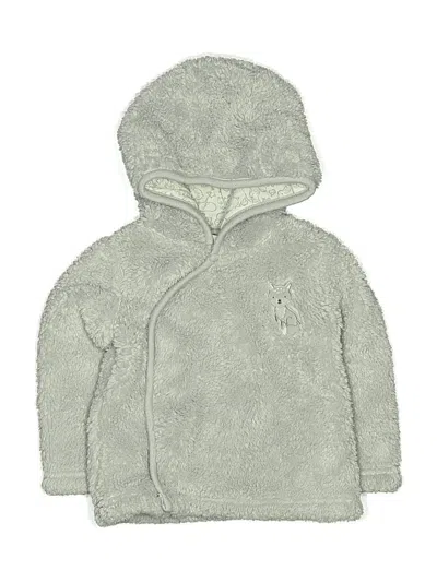 Pre-owned Carter's Babies' Zip Up Hoodie In Gray