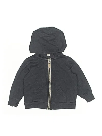 Pre-owned Carter's Babies' Zip Up Hoodie In Gray