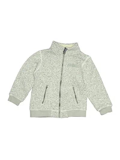 Pre-owned Carter's Kids' Zip Up Hoodie In Gray