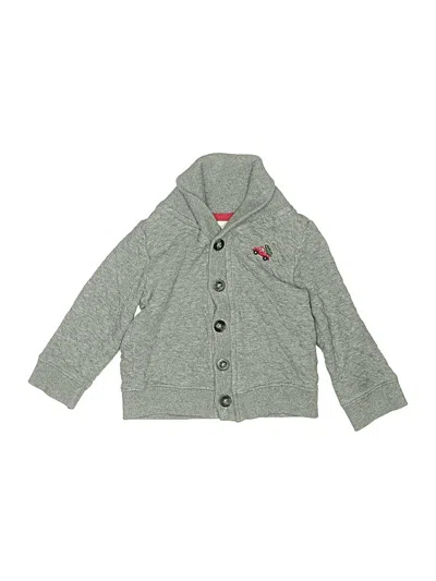 Pre-owned Carter's Babies' Zip Up Hoodie In Gray