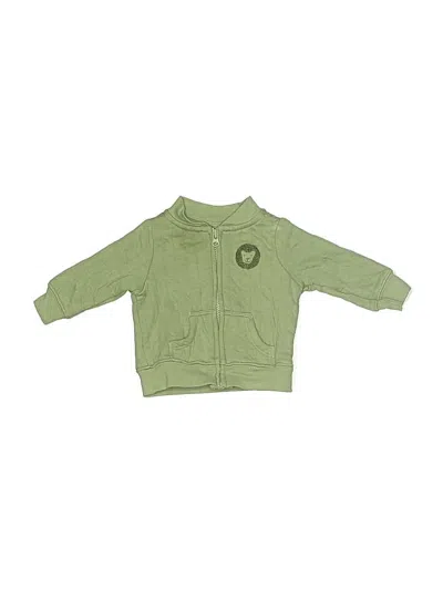 Pre-owned Carter's Babies' Zip Up Hoodie In Green