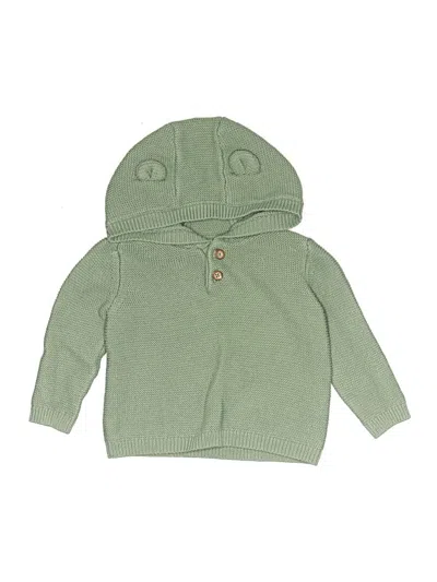 Pre-owned Carter's Babies' Zip Up Hoodie In Green