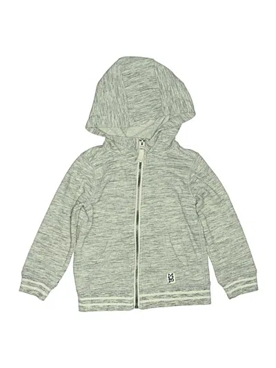 Pre-owned Carter's Kids' Zip Up Hoodie In Green