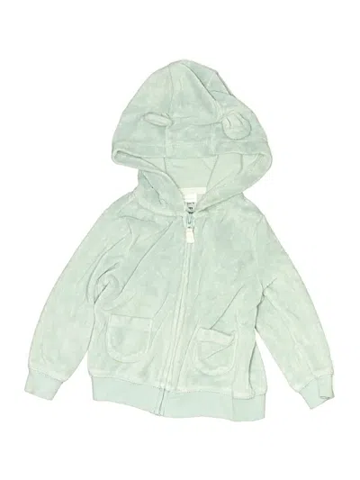 Pre-owned Carter's Babies' Zip Up Hoodie In Green