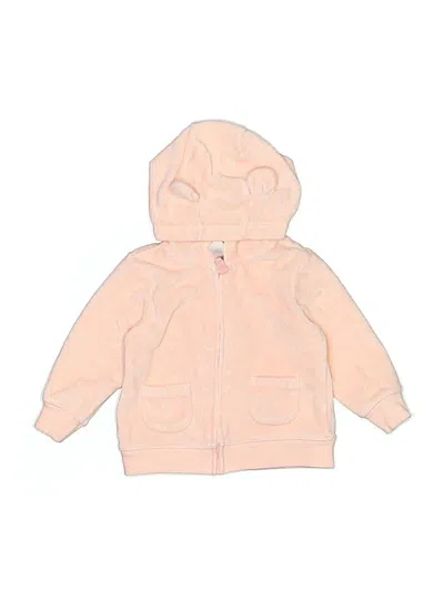 Pre-owned Carter's Babies' Zip Up Hoodie In Pink