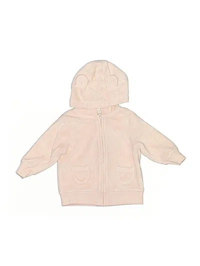 Pre-owned Carter's Babies' Zip Up Hoodie In Pink