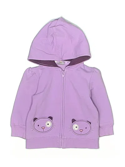 Pre-owned Carter's Babies' Zip Up Hoodie In Purple