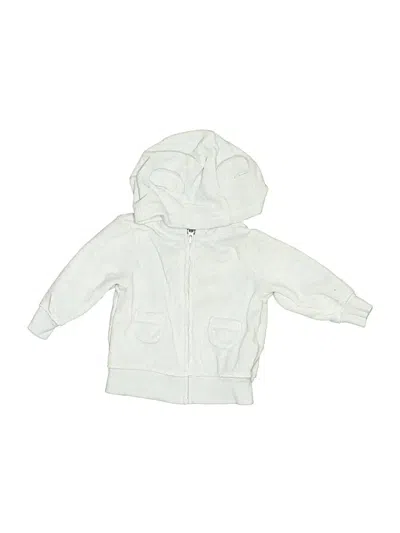 Pre-owned Carter's Babies' Zip Up Hoodie In Silver