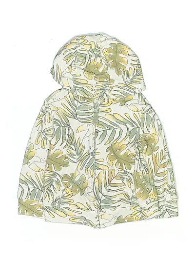 Pre-owned Carter's Babies' Zip Up Hoodie In Yellow