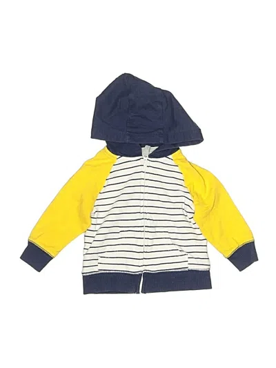 Pre-owned Carter's Babies' Zip Up Hoodie In Yellow